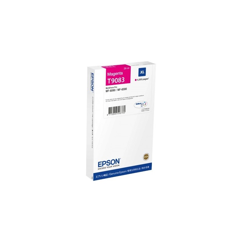 Epson T9083 Magenta Cartucho de Tinta Original - C13T908340