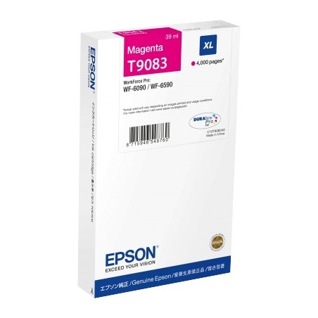 Epson T9083 Magenta Cartucho de Tinta Original - C13T908340