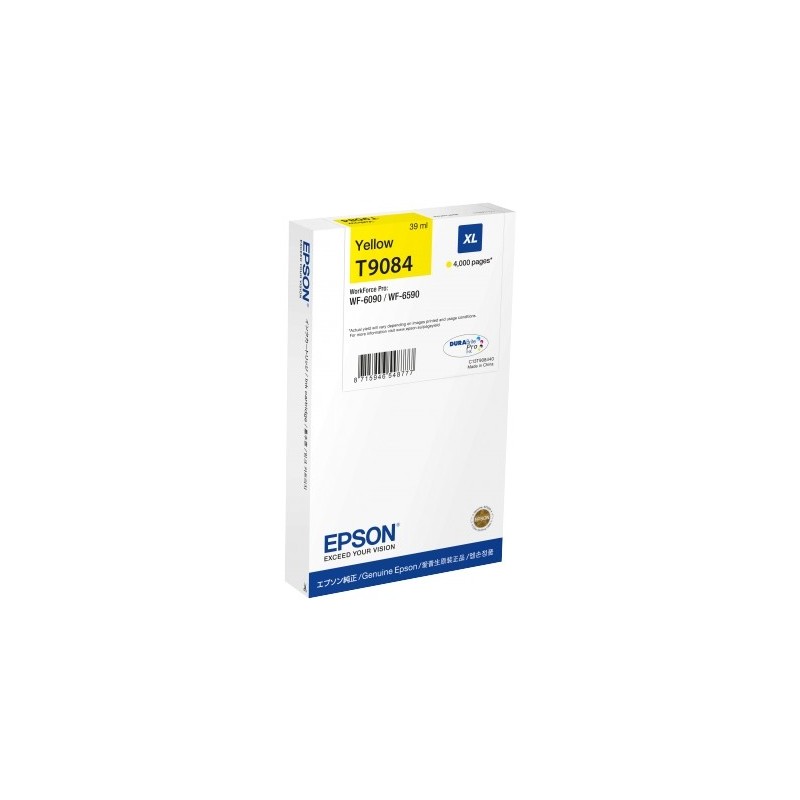 Epson T9084 Amarillo Cartucho de Tinta Original - C13T908440