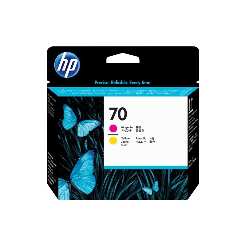 HP 70 Amarillo/Magenta Cabezal de Impresion Original - C9406A