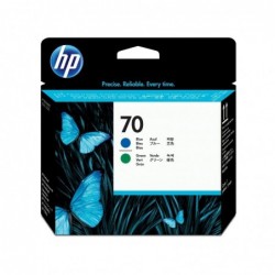 HP 70 Azul/Verde Cabezal de...