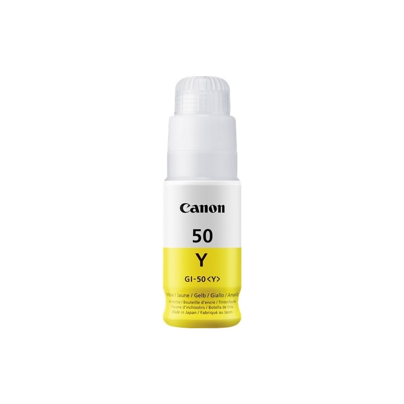 Canon GI50 Amarillo Botella de Tinta Original - GI50Y/3405C001