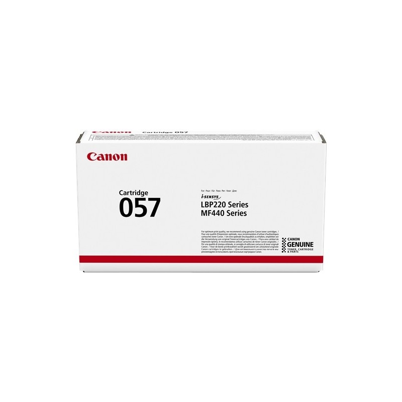 Canon 057 Negro Cartucho de Toner Original - 3009C002