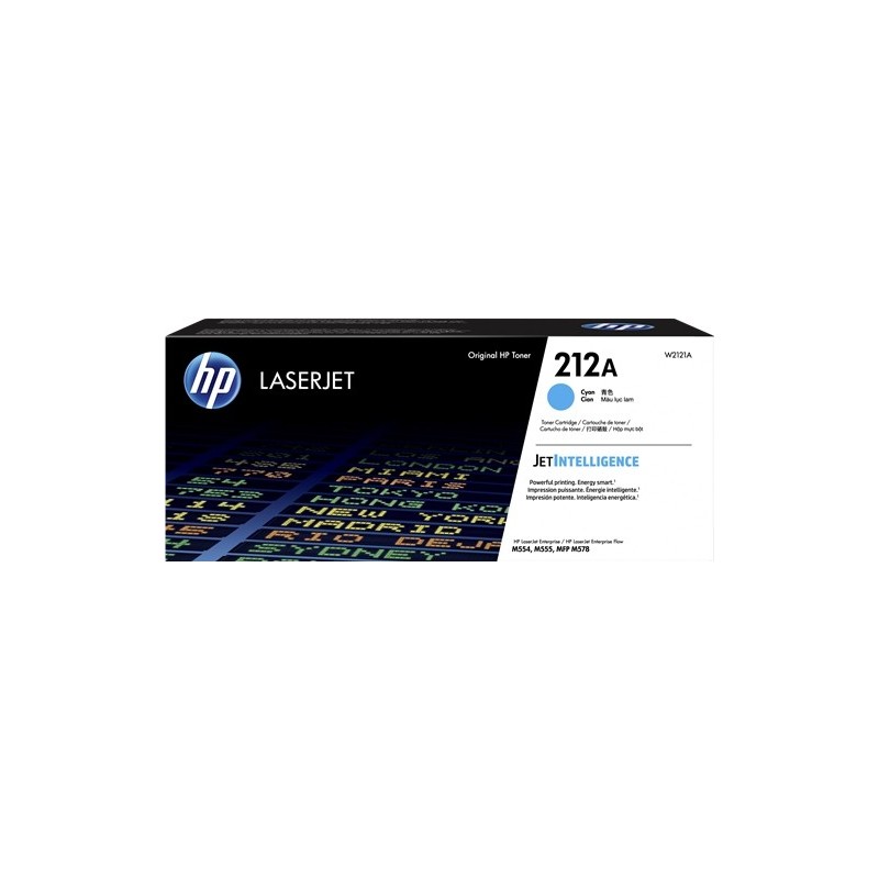 HP W2121A Cyan Cartucho de Toner Original - 212A