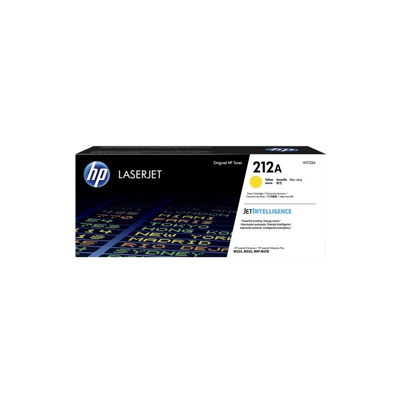 HP W2122A Amarillo Cartucho de Toner Original - 212A