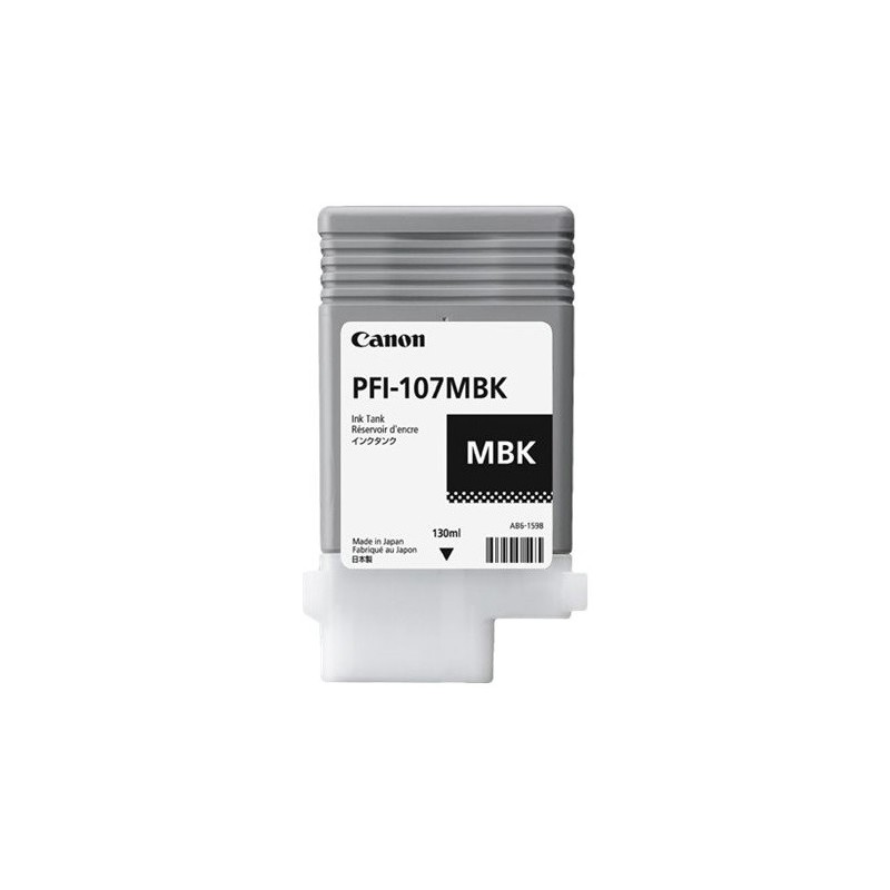 Canon PFI107 Negro Mate Cartucho de Tinta Original - PFI107MBK/6704B001