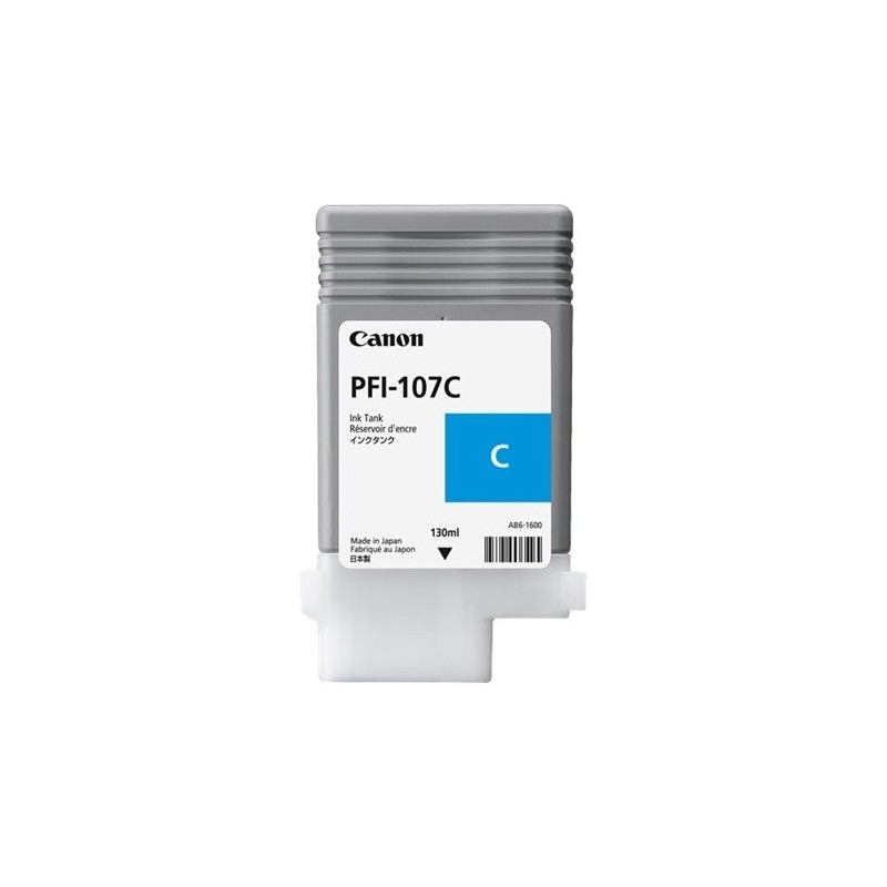 Canon PFI107 Cyan Cartucho de Tinta Original - PFI107C/6706B001