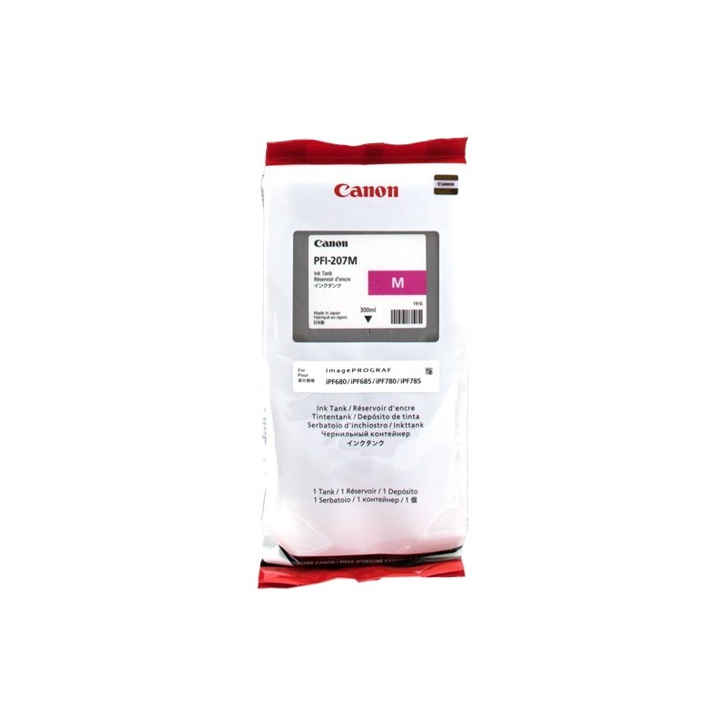 Canon PFI207 Magenta Cartucho de Tinta Original - PFI207M/8791B001