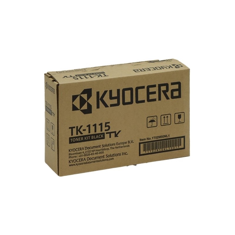 Kyocera TK1115 Negro Cartucho de Toner Original - 1T02M50NL0/1T02M50NL1