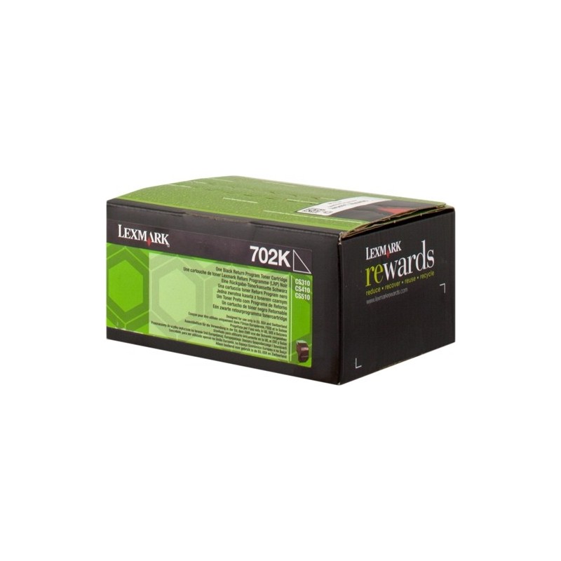 Lexmark CS310/CS410/CS510 Negro Cartucho de Toner Original - 70C20K0/702K