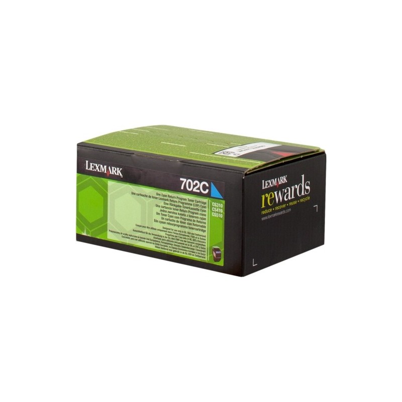 Lexmark CS310/CS410/CS510 Cyan Cartucho de Toner Original - 70C20C0/702C