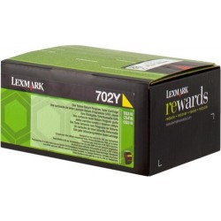 Lexmark CS310/CS410/CS510 Amarillo Cartucho de Toner Original - 70C20Y0/702Y