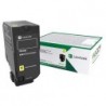 Lexmark CS727/CS728/CX727 Amarillo Cartucho de Toner Original - 75B20Y0