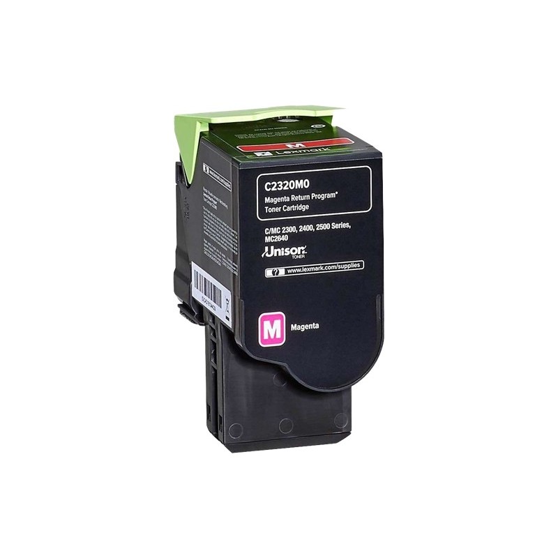 Lexmark C2325/C2425/C2535/MC2325/MC2425/MC2535/MC2640 Magenta Cartucho de Toner Original - C2320M0