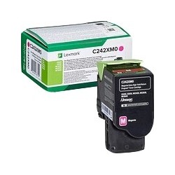 Lexmark C2425/C2535/MC2425/MC2535/MC2640 Magenta Cartucho de Toner Original - C242XM0