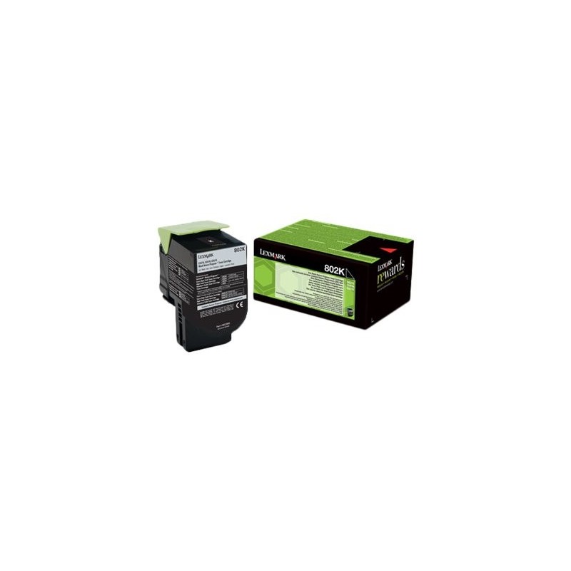 Lexmark CX310/CX410/CX510 Negro Cartucho de Toner Original - 80C20K0/802K