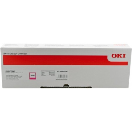 OKI C831/C841 Magenta Cartucho de Toner Original - 44844506