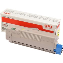 OKI C612 Amarillo Cartucho de Toner Original - 46507505