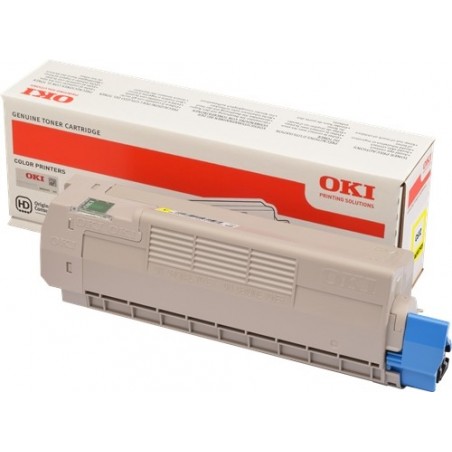 OKI C612 Amarillo Cartucho de Toner Original - 46507505