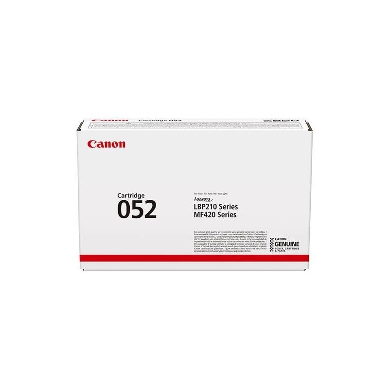 Canon 052 Negro Cartucho de Toner Original - 2199C002