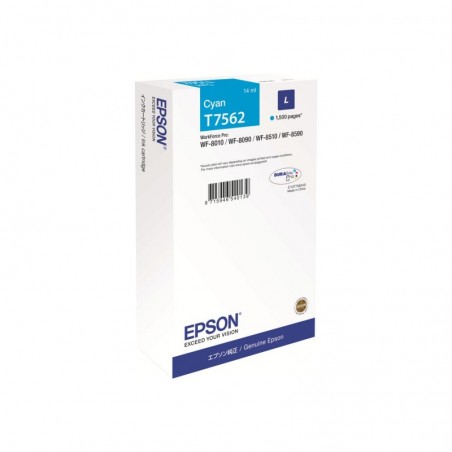 Epson T7562 Cyan Cartucho de Tinta Original - C13T756240