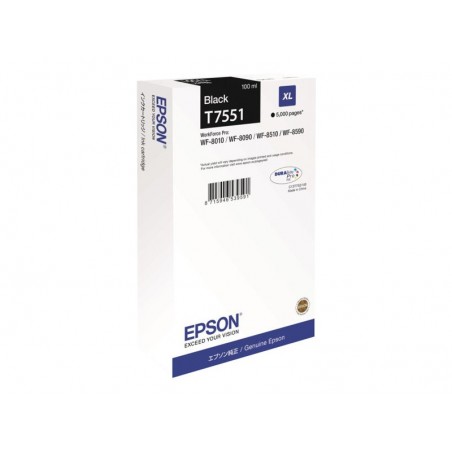 Epson T7551 Negro Cartucho de Tinta Original - C13T755140