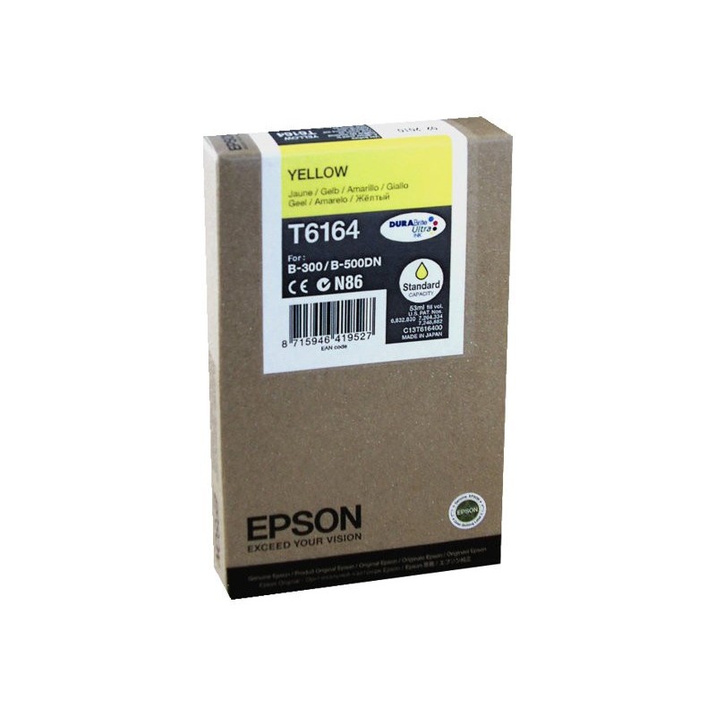 Epson T6164 Amarillo Cartucho de Tinta Original - C13T616400