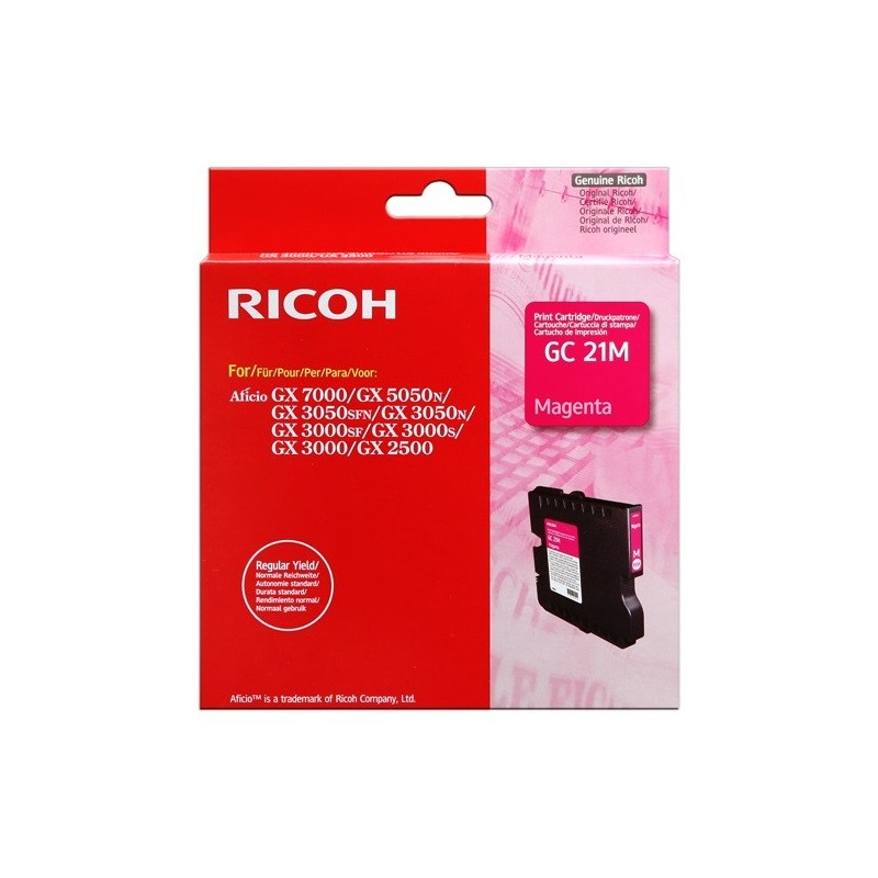 Ricoh GC21M Magenta Cartucho de Gel Original - 405534