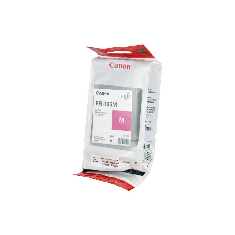 Canon PFI106 Magenta Cartucho de Tinta Original - PFI106M/6623B001