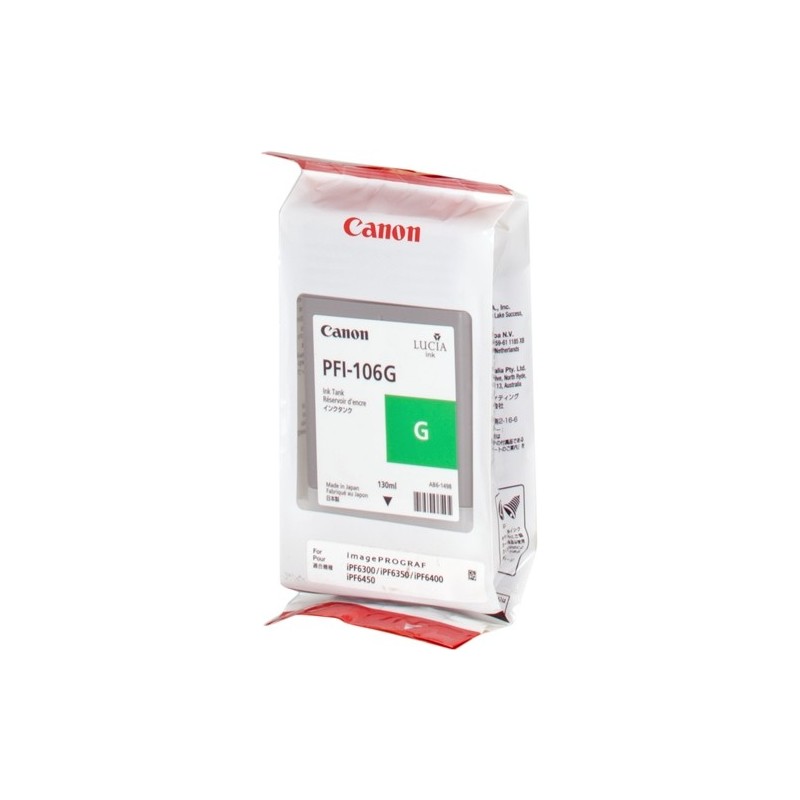 Canon PFI106 Verde Cartucho de Tinta Original - PFI106G/6628B001