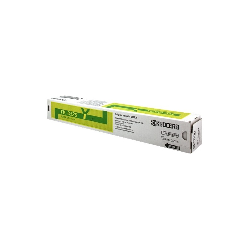 Kyocera TK8325 Amarillo Cartucho de Toner Original - 1T02NPANL0/TK8325Y