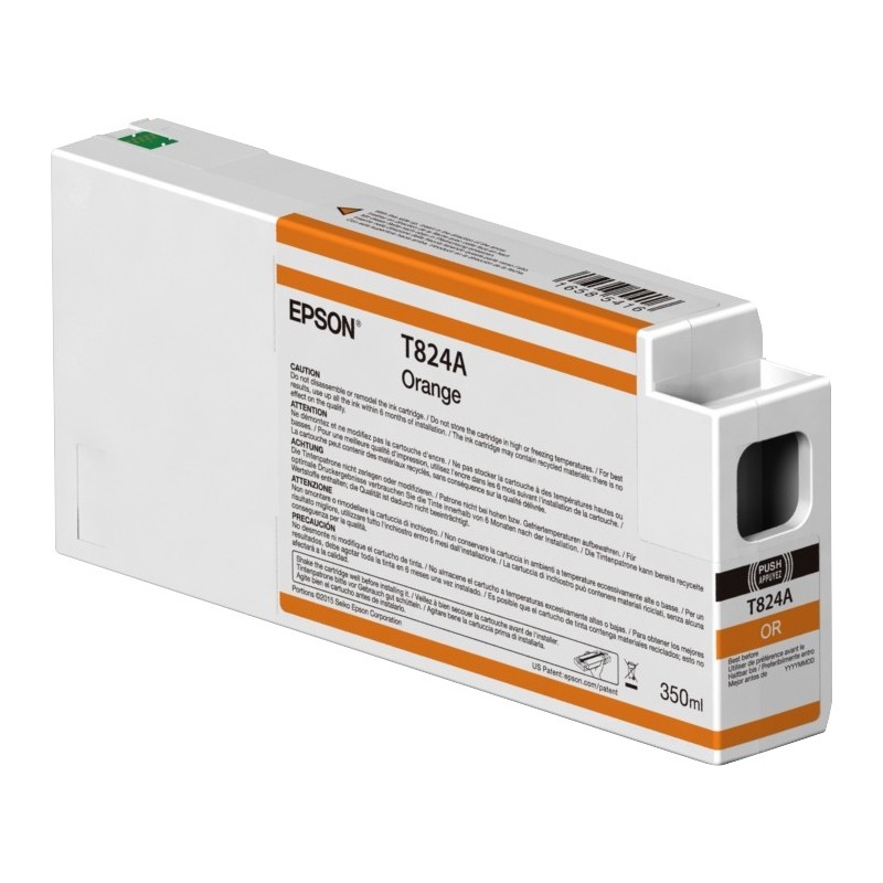 Epson T824A Naranja Cartucho de Tinta Original - C13T824A00