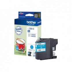 Brother LC22U Cyan Cartucho de Tinta Original - LC22UCBP