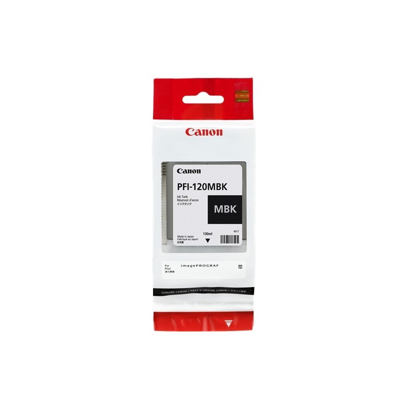 Canon PFI120 Negro Mate Cartucho de Tinta Original - 2884C001