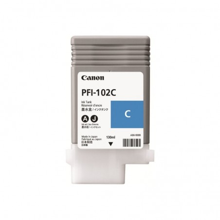 Canon PFI102 Cyan Cartucho de Tinta Original - 0896B001