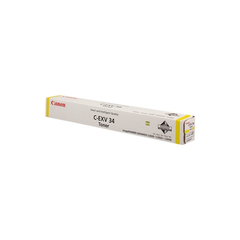 Canon CEXV34 Amarillo Cartucho de Toner Original - 3785B002