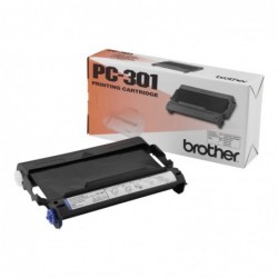 Brother PC301 Cartucho y Rollo de Transferencia Termica Original - 1 Rollo