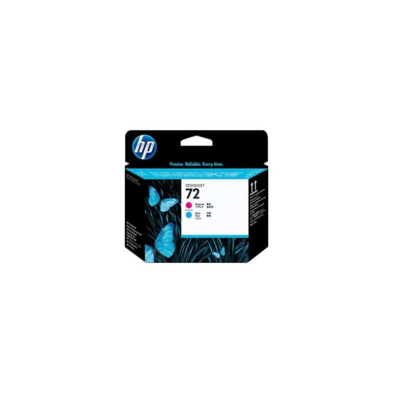 HP 72 Cabezal de Impresion Original - Cyan y Magenta - C9383A