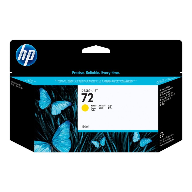 HP 72 Amarillo Cartucho de Tinta Original - C9373A