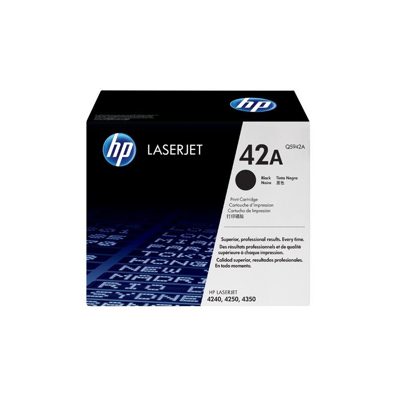 HP Q5942A Negro Cartucho de Toner Original - 42A