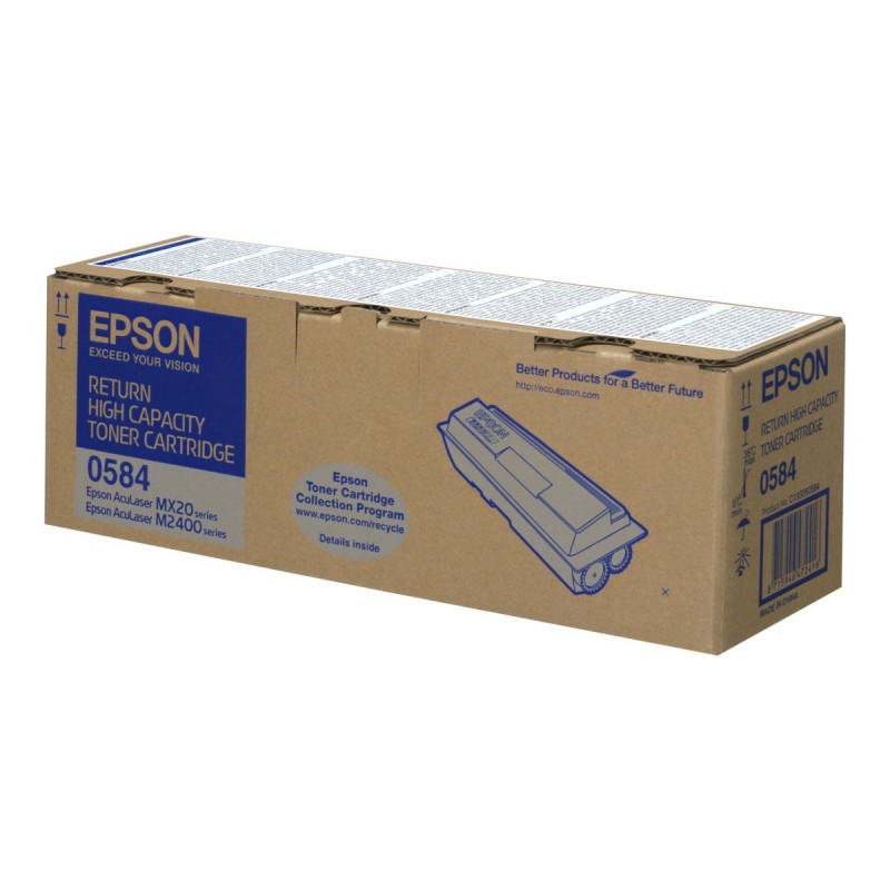 Epson Aculaser M2400/MX20 Negro Cartucho de Toner Original - C13S050584/C13S050582