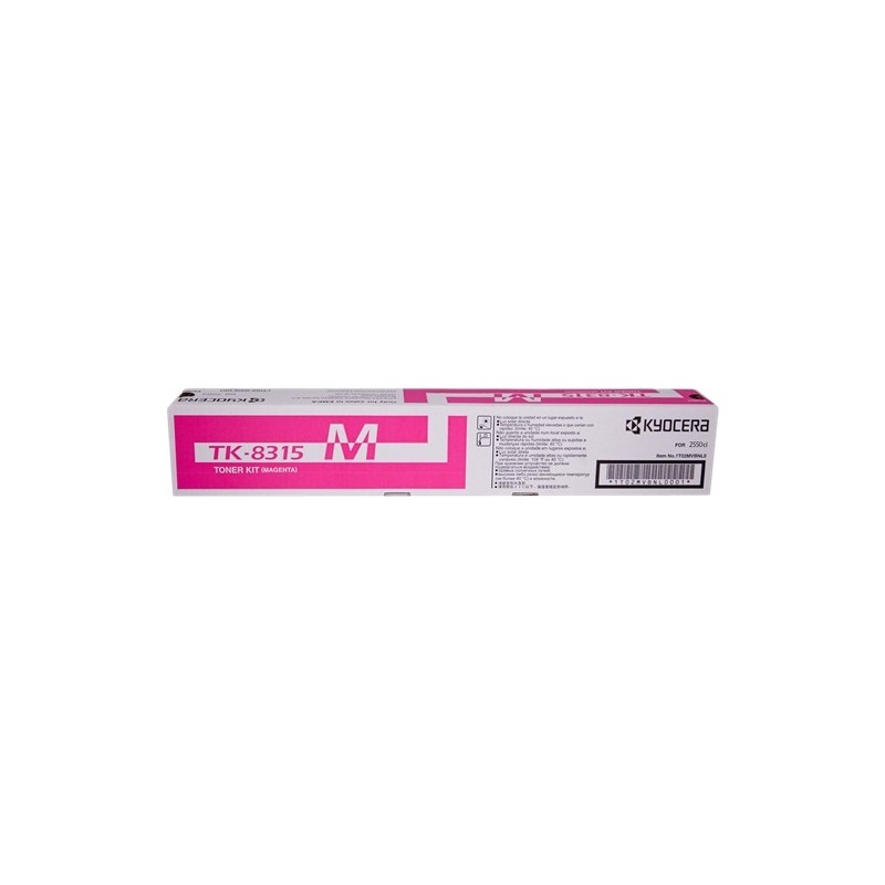 Kyocera TK8315 Magenta Cartucho de Toner Original - 1T02MVBNL0/TK8315M