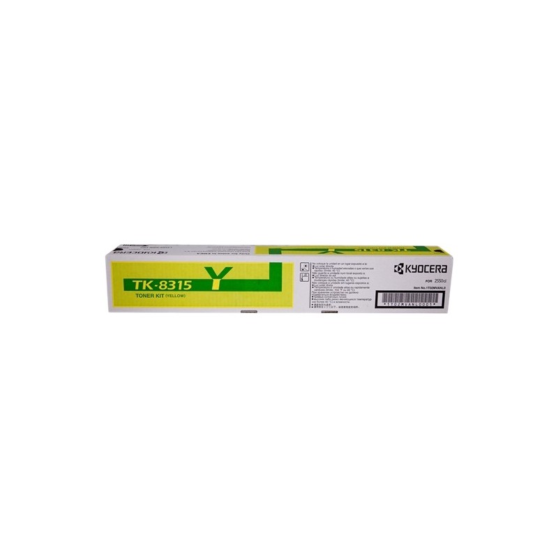 Kyocera TK8315 Amarillo Cartucho de Toner Original - 1T02MVANL0/TK8315Y