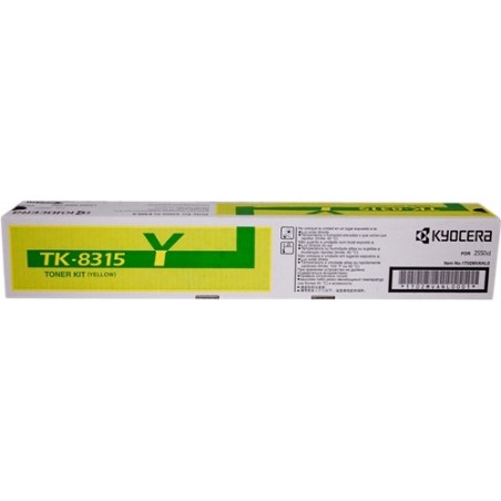 Kyocera TK8315 Amarillo Cartucho de Toner Original - 1T02MVANL0/TK8315Y