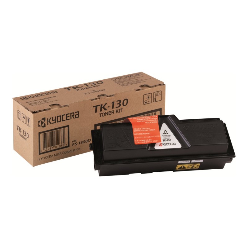 Kyocera TK130 Negro Cartucho de Toner Original - 1T02HS0EU0/1T02HS0EUC