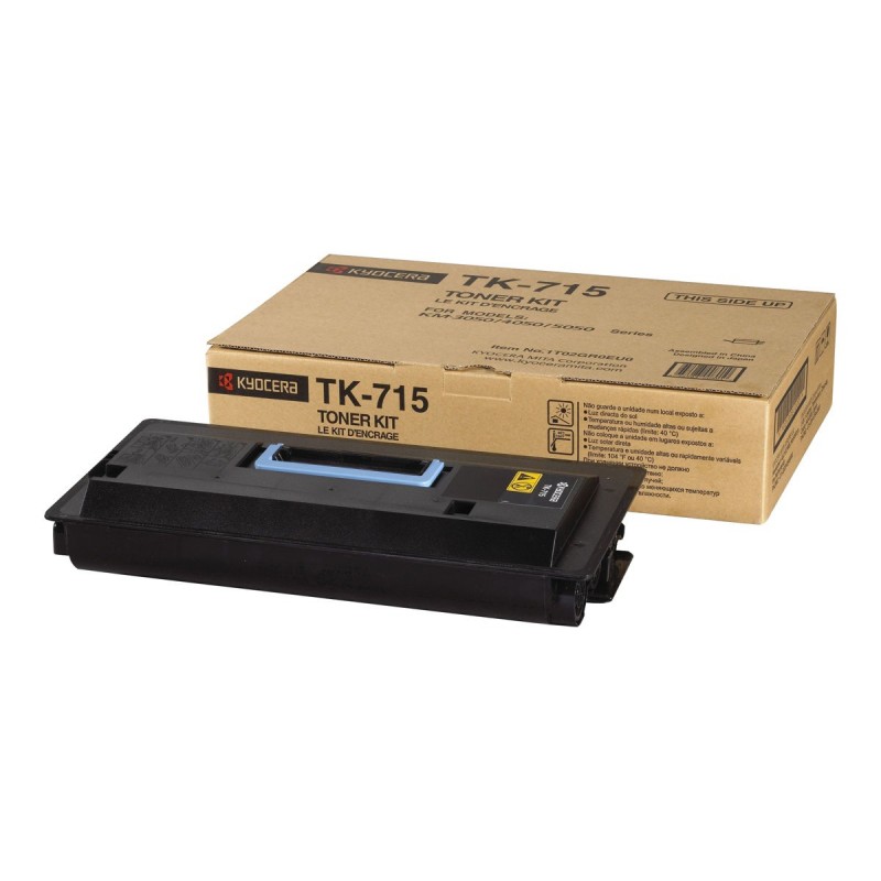 Kyocera TK715 Negro Cartucho de Toner Original - 1T02GR0EU0