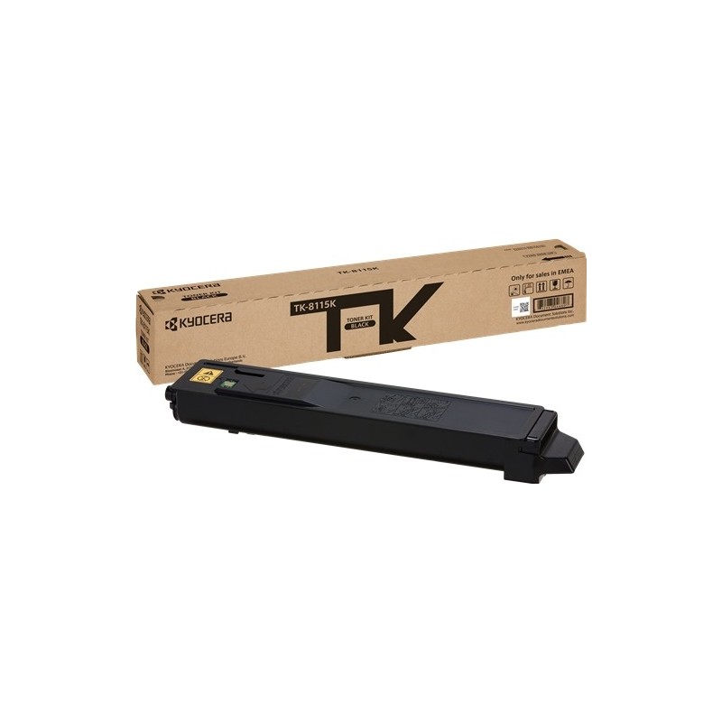 Kyocera TK8115 Negro Cartucho de Toner Original - 1T02P30NL0/TK8115K