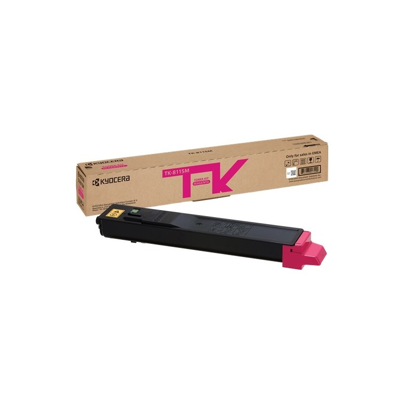 Kyocera TK8115 Magenta Cartucho de Toner Original - 1T02P3BNL0/TK8115M