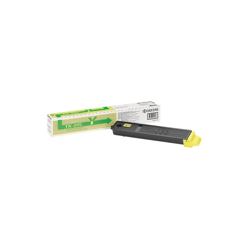 Kyocera TK895 Amarillo Cartucho de Toner Original - 1T02K0ANL0/TK895Y