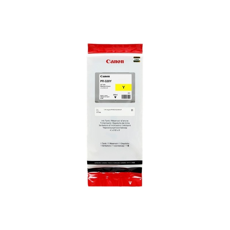 Canon PFI320 Amarillo Cartucho de Tinta Original - 2893C001